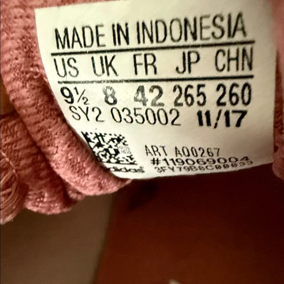 adidas Pink Women's Casual Three-Stripe Sneakers - Picture 3 of 8